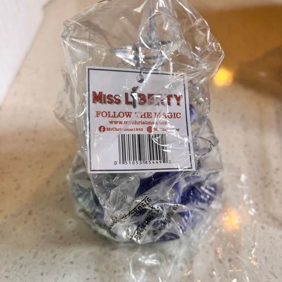 Miss Liberty‎ Red White Blue Decor Holiday Cake Stand NEW by Mr Christmas NEW - Picture 7 of 16